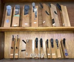 Vintage Woodworking Planes Set of 15 Professional Quality Rare Tools