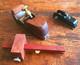 Vintage Woodworking Tool Lot Infill Smooth Plane, Marples Gauge & Stanley No. 75