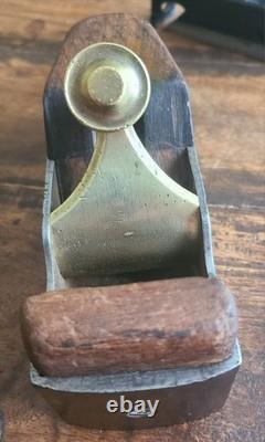 Vintage Woodworking Tool Lot Infill Smooth Plane, Marples Gauge & Stanley No. 75