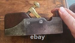 Vintage Woodworking Tool Lot Infill Smooth Plane, Marples Gauge & Stanley No. 75