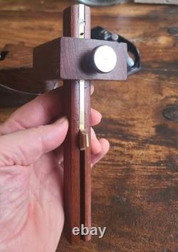 Vintage Woodworking Tool Lot Infill Smooth Plane, Marples Gauge & Stanley No. 75