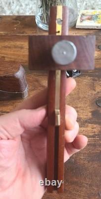 Vintage Woodworking Tool Lot Infill Smooth Plane, Marples Gauge & Stanley No. 75