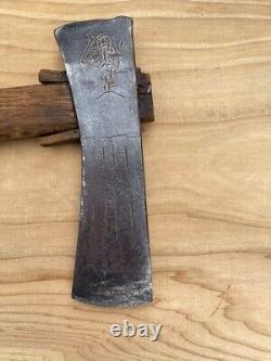 Vintage Woodworking tool Camp Outdoor Axe Made by Japanese craftsmen #138