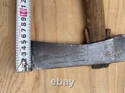 Vintage Woodworking tool Camp Outdoor Axe Made by Japanese craftsmen #138