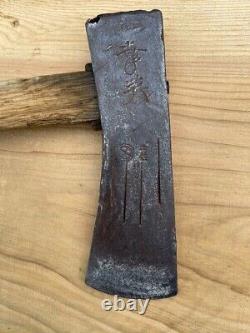 Vintage Woodworking tool Camp Outdoor Axe Made by Japanese craftsmen #138