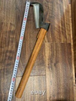 Vintage Woodworking tool Camp Outdoor Hatchet Made by Japanese blacksmith #591