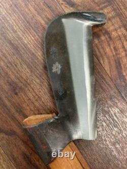 Vintage Woodworking tool Camp Outdoor Hatchet Made by Japanese blacksmith #591