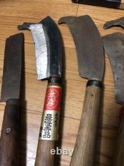 Vintage Woodworking tool Camp Outdoor Hatchet Set Made by Japanese craftsmen #9