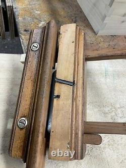 Vintage wooden moulding planes