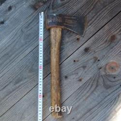Vintage woodworking tools Axe Camp Outdoor Old hatchet Japanese blacksmith
