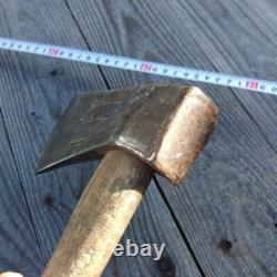 Vintage woodworking tools Axe Camp Outdoor Old hatchet Japanese blacksmith