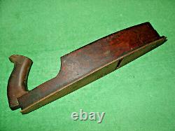 Vtg. Antique Woodworking Plane Boat Shape Steel Bottom Plane Charles Buck Iron