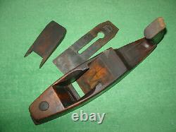 Vtg. Antique Woodworking Plane Boat Shape Steel Bottom Plane Charles Buck Iron