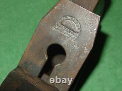 Vtg. Antique Woodworking Plane Boat Shape Steel Bottom Plane Charles Buck Iron