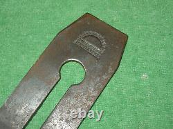 Vtg. Antique Woodworking Plane Boat Shape Steel Bottom Plane Charles Buck Iron