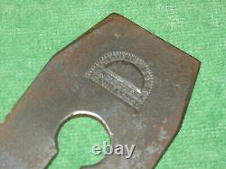 Vtg. Antique Woodworking Plane Boat Shape Steel Bottom Plane Charles Buck Iron