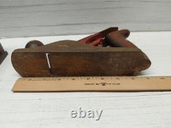 Vtg Lot Of Wood Planes Woodworking Tools Stanley Bailey No. 4 Sargent Dunlap
