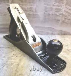 Vtg STANLEY BAILEY No 5-1/4 Smooth Bottom Jr Jack Plane Woodworking Carpentry