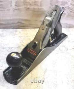 Vtg STANLEY BAILEY No 5-1/4 Smooth Bottom Jr Jack Plane Woodworking Carpentry
