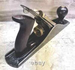 Vtg STANLEY BAILEY No 5-1/4 Smooth Bottom Jr Jack Plane Woodworking Carpentry