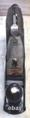 Vtg STANLEY BAILEY No 5-1/4 Smooth Bottom Jr Jack Plane Woodworking Carpentry