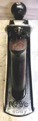 Vtg STANLEY BAILEY No 5-1/4 Smooth Bottom Jr Jack Plane Woodworking Carpentry