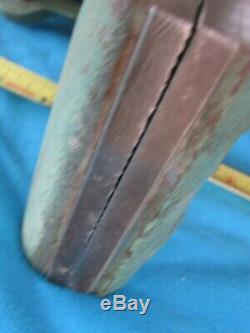 Vtg Sheldon USA Combination Bench Vise Pattern Maker Woodworking Metal Rotating