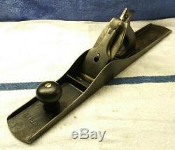 Vtg. Stanley Bailey No. 7 Corrugated Bottom Jointer Plane USA woodworking tool