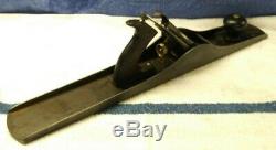 Vtg. Stanley Bailey No. 7 Corrugated Bottom Jointer Plane USA woodworking tool