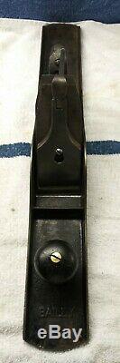 Vtg. Stanley Bailey No. 7 Corrugated Bottom Jointer Plane USA woodworking tool