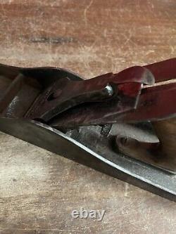 Vtg. Stanley Bailey No. 7 Smooth Bottom Jointer Plane woodworking hand tool