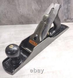 Vtg. Stanley Bedrock No. 605 Corrugated Sole Jack Plane Woodworking Tool SW iron