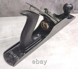Vtg. Stanley Bedrock No. 605 Corrugated Sole Jack Plane Woodworking Tool SW iron