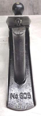 Vtg. Stanley Bedrock No. 605 Corrugated Sole Jack Plane Woodworking Tool SW iron