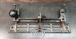 Vtg. Stanley No. 386 Jointer Gauge Fence USA woodworking hand tool USA