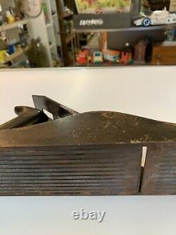 Vtg Stanley No 607 Bedrock Ridge Bottom Plane Woodworking Tool Pat April 95