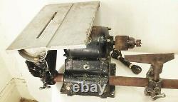 Vtg antique GE workshop bench top wood lathe 36 usa woodworking power tool