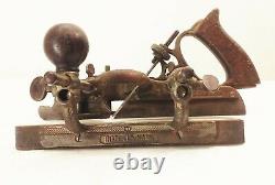 Vtg antique Stanley no. 45 combination plow rabbet woodworking plane tool