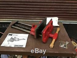 WOW RARE CONDITION NOS Vintage Craftsman Woodworkers Vise 10 Wide Jaws-a3
