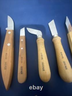 Wood Carving Hand Tools Lot Of (21) With Blades And Extras