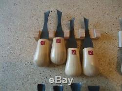 Wood Carving tools flexcut 17pc lot craft hobby woodworking chisel knife