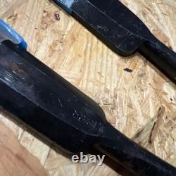 Wood Chisel Set 2 Flat Blades Handled Woodworking Tool Ready to Use
