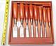 Wood River Nice Set of 8 Vintage Woodworkers Chisels, 1/4' up to 1-1/2 & Box