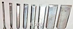 Wood River Nice Set of 8 Vintage Woodworkers Chisels, 1/4' up to 1-1/2 & Box