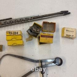 Wood Working Tools Lot (Files, Chisels, Taps, Cutters, Drill Bits And More)