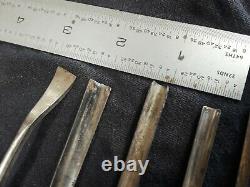 Wood carving tools mixed set. Mathieson