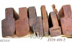 Wood wooden old antique HOLLOW ROUND H&R MOLDING PLANE tools woodworking