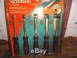 Wood working & Boat building tools. Used. Includes new set of Nicholsen chisels