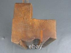 Wooden large moulding plane 2 quirk ogee & cove old tool by Griffiths