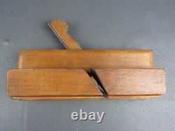 Wooden large moulding plane 2 quirk ogee & cove old tool by Griffiths